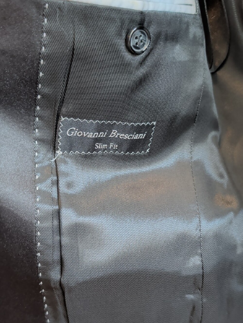 Black Tuxedo Jacket - Classic Men's Formal Blazer - Picture 3 of 4